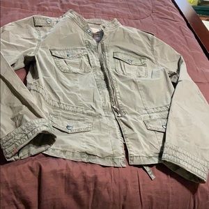 guess military jacket womens